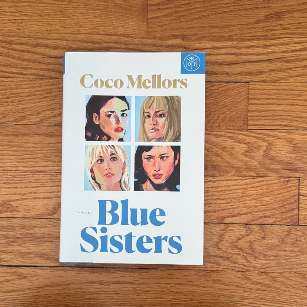Blue Sisters by Coco Mellors - White & Blue Paperback